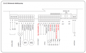 Schemat podlaczenia A400